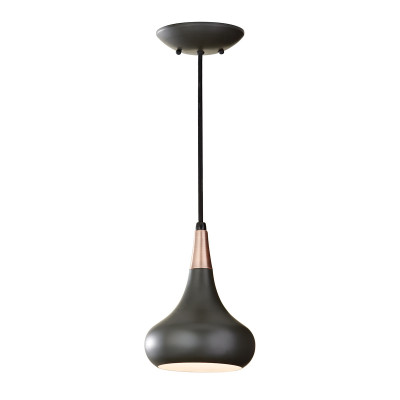  Feiss - Modello: Beso - Lampada a sospensione piccola in acciaio diffusore a 1 luce dal design moderno - Attacco Lampadina: E27 - 1 Lampadina - Watt 60W - Dimmerabile: NO - Grado di Protezione: IP20 - Classe Energetica: A - SKU: FE-BESO-P-S 