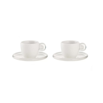  Guzzini - Gocce - Tazzine da caffè con piattini Set 2pz - SKU: 266900 