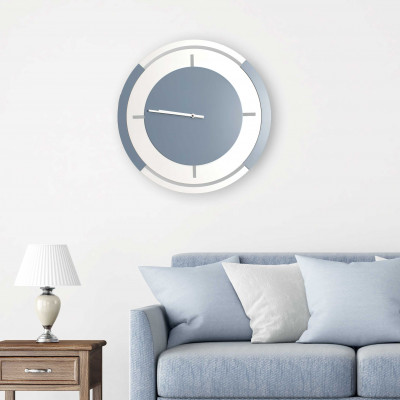  I Dettagli - Modello: Disco - Orologio da parete rotondo dal design moderno con struttura in legno - SKU: OR501DIS14 