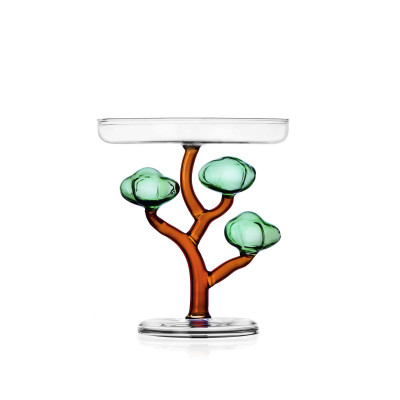  Ichendorf - Modello: Savannah - Alzata in vetro a forma di albero baobab - Colore: Multicolore - SKU: 09354360 - Codice EAN: 8032397071099 