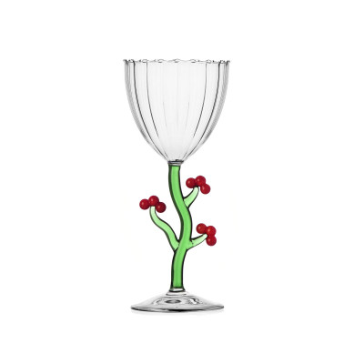  Ichendorf - Modello: Botanica - Calice in vetro con bacche versione natalizia - Colore: Trasparente - SKU: 0935209510 - Codice EAN: 8032397068921 