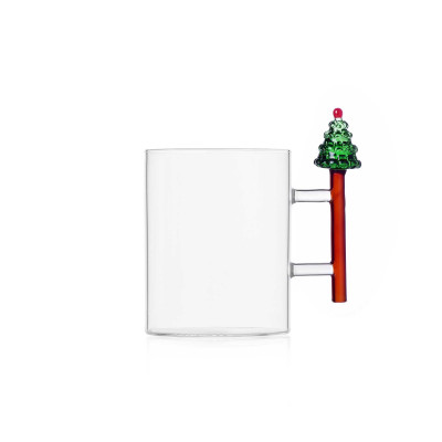  Ichendorf - Woodland Tales - Mug in vetro dal design moderno "Wish Tree" - Colore: Trasparente - SKU: 0935208970 