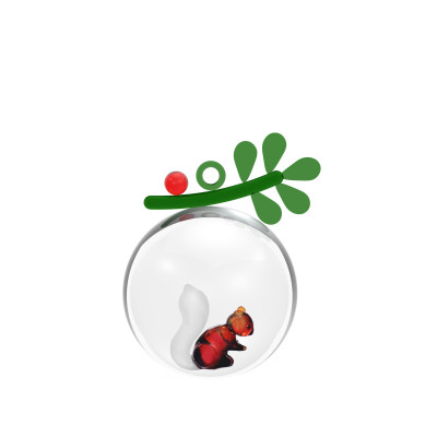  Ichendorf - Modello: Woodland Tales - Pallina in vetro per albero di natale con bacche e scoiattolo - Colore: Trasparente - SKU: 0935209603 - Codice EAN: 8032397069850 