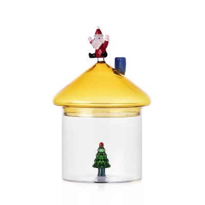  Ichendorf - Modello: Christmas Tales - Scatola in vetro con babbo natale - Colore: Multicolore - SKU: 0935209529 - Codice EAN: 8032397069119 