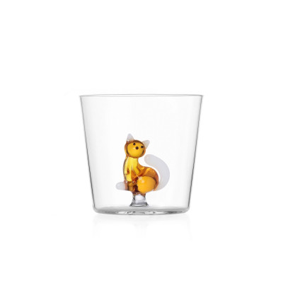  Ichendorf - Modello: Tabby Cat - Tumbler in vetro con gatto - SKU: 093520900 