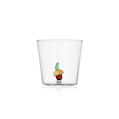  Ichendorf - Modello: Acorns - Tumbler in vetro con ghianda - Colore: Marrone/Arancione - SKU: 0935209362 