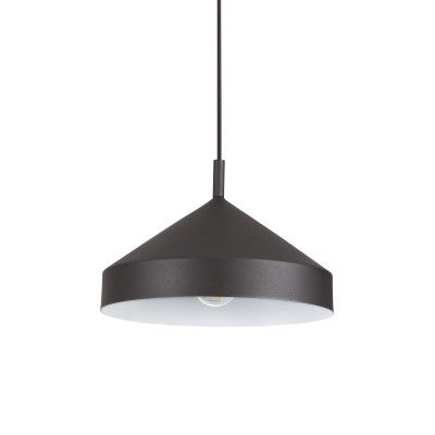  Ideal lux - Yurta - Lampada a sospensione moderna con diffusore in metallo medio - 1 Lampadina E27 60W - IP20 - SKU: 2851M 