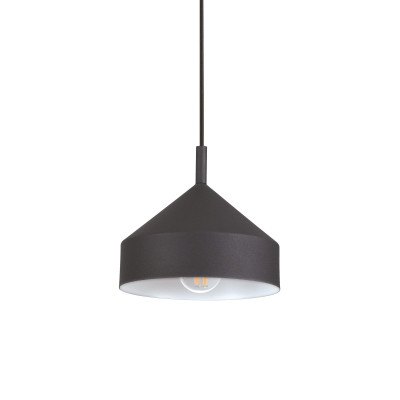 Ideal lux - Yurta - Lampada a sospensione moderna con diffusore in metallo piccolo - 1 Lampadina E27 60W - IP20 - SKU: 2851P 