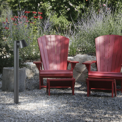  Ideal lux - Modello: Gas - Lampione da giardino moderna con struttura in alluminio e diffusore in vetro - Attacco Lampadina: GU10 - 1 Lampadina - Watt 35W - Dimmerabile: NO - Grado di Protezione: IP43 - SKU: 13947 