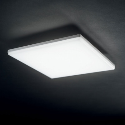  Ideal lux - Modello: Mib - Plafoniera da esterno quadrata in alluminio con diffusore a led in acrilico - Colore: Bianco - Attacco Lampadina: Led Integrato - 1 Lampadina - Watt 18W - Dimmerabile: NO - Grado di Protezione: IP65 - Classe Energetica: E - SKU: 26912 