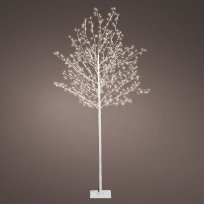  Kaemingk - Albero di natale con 480 LED h150 per interno ed esterno - Colore: Bianco - SKU: 491623 - Codice EAN: 8720194677872 