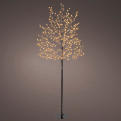  Kaemingk - Albero di natale con 480 LED h150 per interno ed esterno - Colore: Nero/Arancione - SKU: 491627 - Codice EAN: 8720194679142 