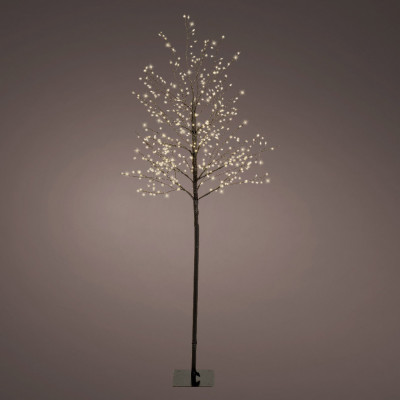  Kaemingk - Albero di natale con 480 LED h150 per interno ed esterno - Colore: Nero/Bianco - SKU: 491663 - Codice EAN: 8720194590881 