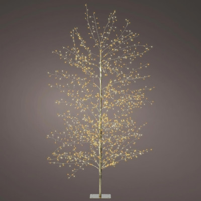  Kaemingk - Albero di natale in metallo da esterno con 1350 microled - Colore: Oro - SKU: 491609 - Codice EAN: 8720194779644 