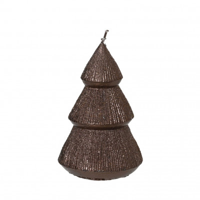Porta tea-light a forma di albero in porcellana Sorprese di Natale