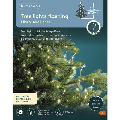  Kaemingk - Micro led per albero di natale con 672 led - SKU: 496142 - Codice EAN: 8720093541663 