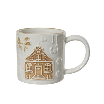  Kaemingk - Mug in dolomite con decori natalizi - SKU: 463362 