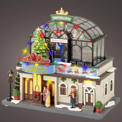  Kaemingk - Scenario natalizio con teatro di natale illuminato con led - Colore: Multicolore - SKU: 487804 - Codice EAN: 8720194782187 