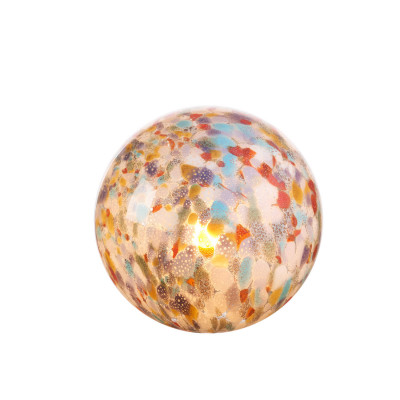  L'Oca Nera - Modello: Urban - Lampada da tavolo sferica in vetro colorato con effetto mosaico - Colore: Multicolore - Attacco Lampadina: E14 - 1 Lampadina - Watt 60W - Dimmerabile: NO - SKU: 1G171 