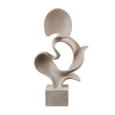  L'Oca Nera - Modello: Neo Classic - Scultura astratta decorativa da tavolo interamente in resina - SKU: 1L167 