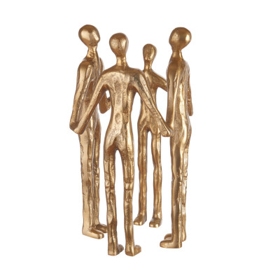  L'Oca Nera - Modello: Fashion - Scutura da tavolo in allumino girotondo - Colore: Oro - SKU: 1L154 