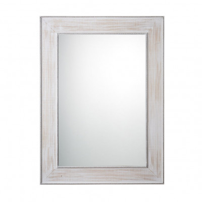  L'Oca Nera - Modern Country - Specchio da parete rettangolare con cornice in legno - SKU: 1J115 