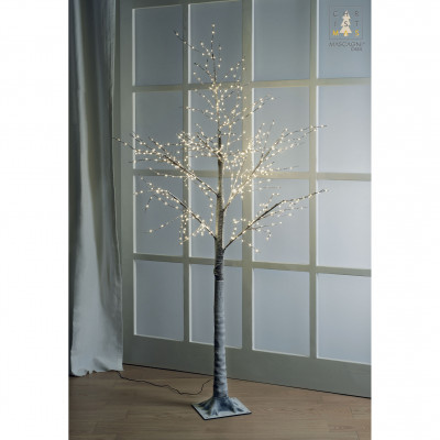  Mascagni - Modello: Lights - Alberello con LED h.180 - Colore: Grigio - SKU: 20LC1749 - Codice EAN: 8003426077634 