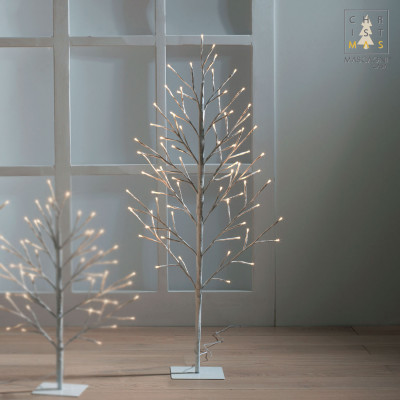  Mascagni - Alberello di natale medio con LED h.100 - Colore: Bianco - SKU: 20QC2044 - Codice EAN: 8003426068120 
