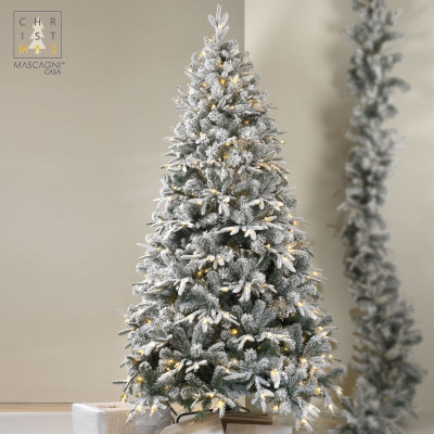  Mascagni - Albero di natale Abete con LED h.180 - Colore: Verde/Bianco - SKU: 20QC1113 - Codice EAN: 8003426060759 