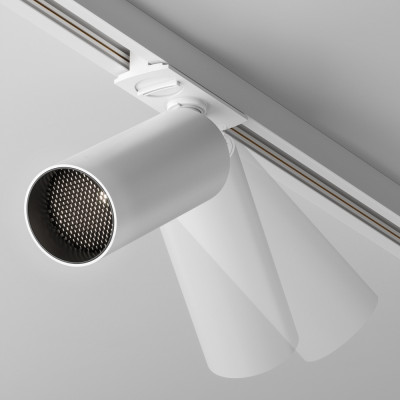  Maytoni - Modello: Focus - Faretto a led dimmerabile in alluminio per sistema a binario - Colore: Bianco - Attacco Lampadina: Led Integrato - 1 Lampadina - Watt 12W - Lumen 900 - Dimmerabile: SI - Gradi Kelvin 4000k Luce Naturale - Grado di Protezione: IP20 - Classe Energetica: G - SKU: TR021-1-12W4K-W-D-W - Codice EAN: 4099776024781 