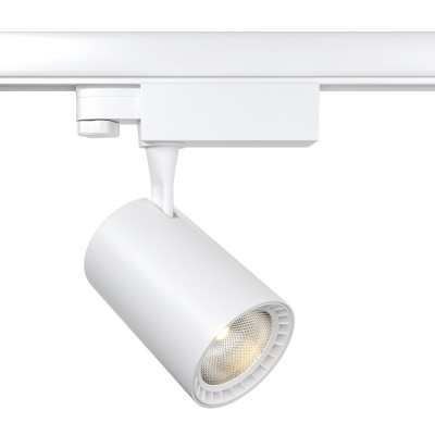  Maytoni - Modello: Vuoro - Faretto a led moderno in alluminio per sistema a binario - Attacco Lampadina: Led Integrato - 1 Lampadina - Watt 26W - Lumen 2800 - Dimmerabile: NO - Gradi Kelvin 4000k Luce Naturale - Grado di Protezione: IP 20 - Classe Energetica: G - SKU: TR003-1-26W4K-S 