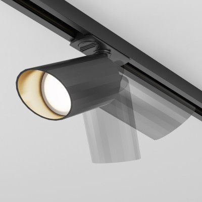  Maytoni - Modello: Lipari - Faretto in alluminio per sistema a binario monofase - Attacco Lampadina: GU10 - 1 Lampadina - Watt 35W - Dimmerabile: NO - Grado di Protezione: IP20 - SKU: TR087-1-GU10 