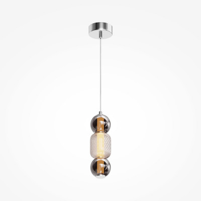  Maytoni - Drop - Lampada a sospensione a LED con diffusore pendente in vetro dal design moderno - 1 Lampadina Led Integrato 16W - Lumen 2000 - Gradi Kelvin 3000k Luce Calda - IP20 - SKU: MOD273PL-L16 