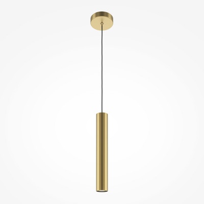  Maytoni - Pro Focus - Lampada a sospensione con diffusore singolo tubolare dal design moderno - 1 Lampadina GU10 6W - IP20 - SKU: MOD161PL-01 