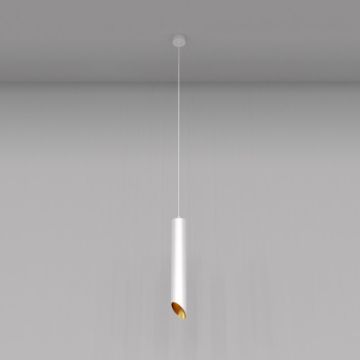  Maytoni - Lipari - Lampada a sospensione con diffusore tubolare singolo lungo dal design elegante - 1 Lampadina GU10 35W - IP 20 - SKU: P044PL-01-40GU10 