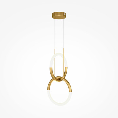  Maytoni - Node - Lampada a sospensione con diffusori a LED dal design moderno ed elegante - 2 Lampadine Led Integrato 18W - Lumen 1200 - Gradi Kelvin 3000k Luce Calda - IP 20 - SKU: MOD165PL-L18 