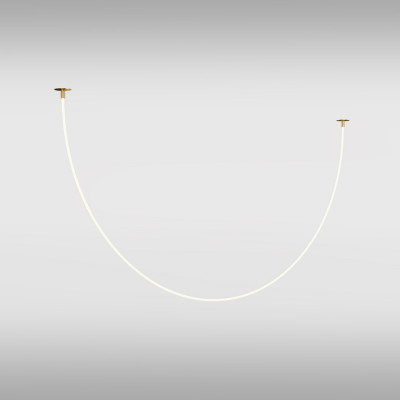  Maytoni - Tau - Lampada a sospensione con tubo a LED dal design moderno - 1 Lampadina Led Integrato 40W - Lumen 2200 - Gradi Kelvin 3000k Luce Calda - IP20 - SKU: MOD146PL-L40 