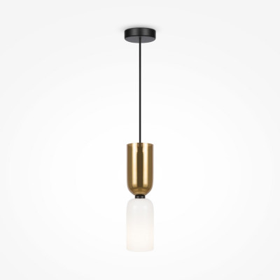  Maytoni - Memory - Lampada a sospensione dal design moderno con diffusore singolo in vetro - 1 Lampadina E14 60W - IP20 - SKU: MOD177PL-01 