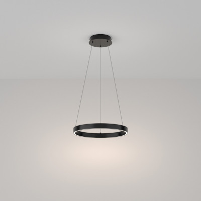  Maytoni - Rim - Lampada a sospensione diffusore piccolo a led in alluminio dal design moderno - 1 Lampadina Led Integrato 25W - Lumen 1200 - Gradi Kelvin 3000k Luce Calda - IP 20 - SKU: MOD058PL-L22 