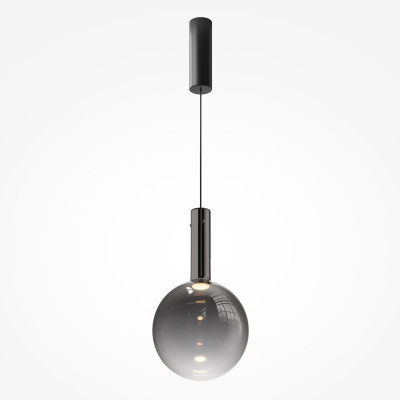  Maytoni - Nebula - Lampada a sospensione grande a LED design moderno diffusore in vetro rotondo - 1 Lampadina Led Integrato 6W - Lumen 700 - Gradi Kelvin 3000k Luce Calda - IP20 - SKU: MOD182PL-L6 