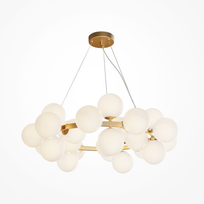  Maytoni - Dallas - Lampada a sospensione piccola moderna in metallo con diffusori a boccia in vetro - 25 Lampadine G9 28W - IP 20 - SKU: MOD545PL-25 