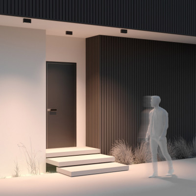  Maytoni - Modello: Ares - Lampada da soffitto a LED per esterni struttura in metallo e diffusore in vetro - Attacco Lampadina: Led Integrato - 5 Lampadine - Watt 10W - Lumen 700 - Dimmerabile: NO - Gradi Kelvin 3000k Luce Calda - Grado di Protezione: IP54 - Classe Energetica: G - SKU: O309CL-L10 