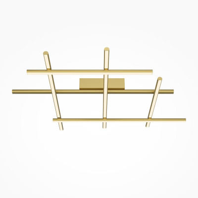  Maytoni - Modello: Radiance - Lampada da soffitto LED moderna struttura in alluminio e diffusore in acrilico - Colore: Oro - Attacco Lampadina: Led Integrato - 1 Lampadina - Watt 50W - Lumen 2250 - Dimmerabile: NO - Gradi Kelvin 3000k Luce Calda - Grado di Protezione: IP20 - Classe Energetica: G - SKU: MOD278CL-L50G3K - Codice EAN: 4099776078968 