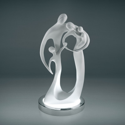  Bongelli Preziosi - Lampada da comodino a Led Famiglia a 4 - Attacco Lampadina: Led Integrato - 1 Lampadina - Dimmerabile: NO - Gradi Kelvin 4000k Luce Naturale - Classe Energetica: A++ - SKU: ME1227 