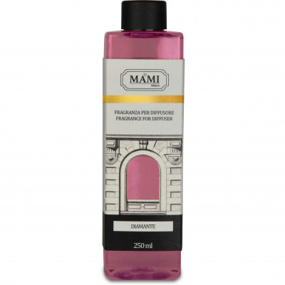  Mami Milano - Modello: Diamante - Ricarica per diffusore per ambiente a bastoncini 250ml fragranza - SKU: MF-REFILL.05 - Codice EAN: 8057143585583 