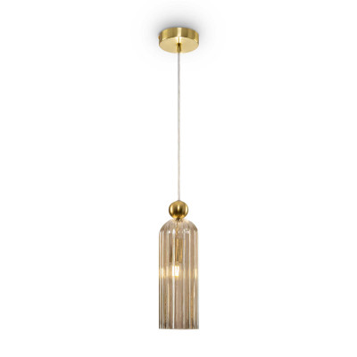  Maytoni - Antic - Lampada a sospensione con singolo diffusore in vetro dalle linee moderne - 1 Lampadina E14 40W - IP20 - SKU: MOD302PL-01 
