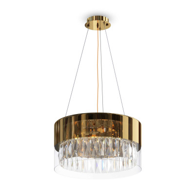  Maytoni - Wonderland - Lampada a sospensione piccola regolabile in altezza con struttura dorata moderna - Colore: Oro - 4 Lampadine E14 60W - IP20 - SKU: MOD313PL-04G 