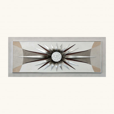  Artitalia - Quadro con pannello in legno con decori materici in rilievo 155x65 - Tema Quadro: Astratti - Realizzazione Quadro: Pannelli in Legno - SKU: PD1044 - Codice EAN: 1234567148632 