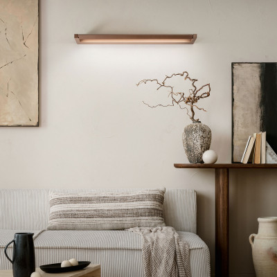  Perenz - Modello: Slim - Applique a LED da parete lineare grande in metallo e diffusore in acrilico - Attacco Lampadina: Led Integrato - 1 Lampadina - Watt 24W - Lumen 1920 - Dimmerabile: SI - Gradi Kelvin 2700K-3000K-4000K - Grado di Protezione: IP20 - SKU: 8454 