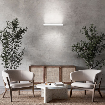  Perenz - Modello: Bed - Applique a led grande con struttura in metallo e diffusore in acrilico - Colore: Bianco - Attacco Lampadina: Led Integrato - 2 Lampadine - Watt 14W - Lumen 1120+1120 - Dimmerabile: NO - Gradi Kelvin 3000k Luce Calda - Grado di Protezione: IP20 - SKU: 8240BLC - Codice EAN: 8023559541659 